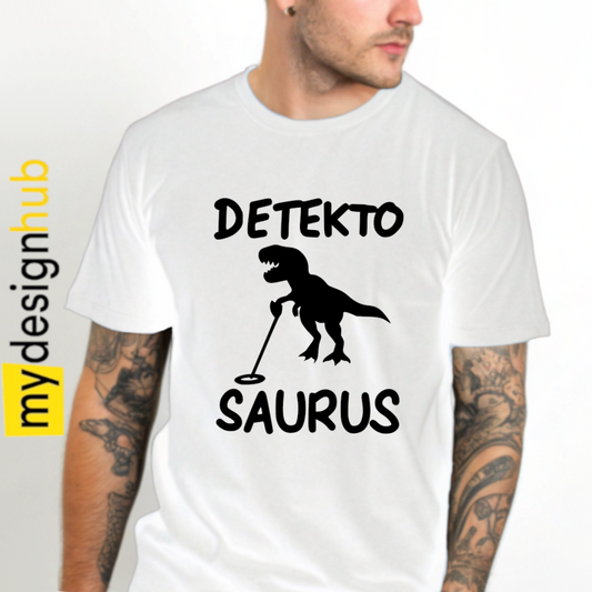 Tshirt Spruch "Detekto Saurus" Sondeln Motiv funshirt