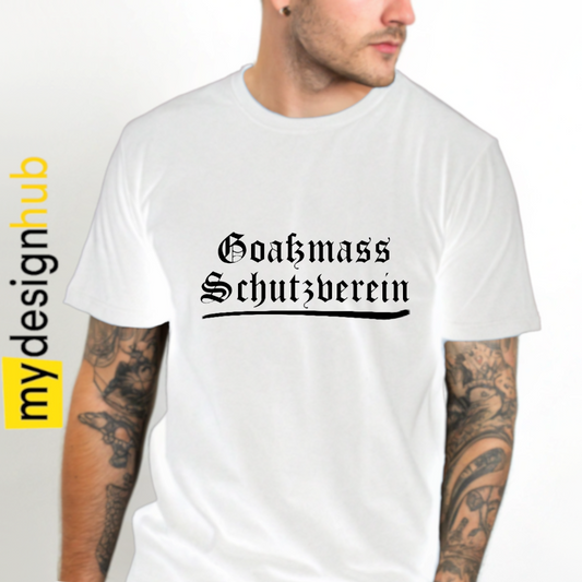 Tshirt Spruch "Goaßmass Schutzverein" Motiv funshirt