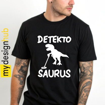 Tshirt Spruch "Detekto Saurus" Sondeln Motiv funshirt
