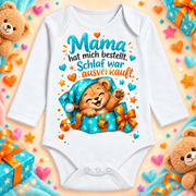 Mama hat mich bestellt. Schlaf war ausverkauft. – Namensvorschau ohne Wunschname