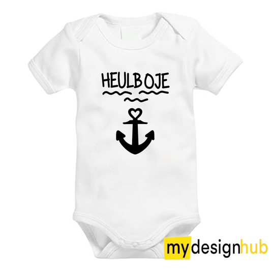 Babybody mit Aufdruck Motiv Heulboje Spruch Lustig Kurzarm