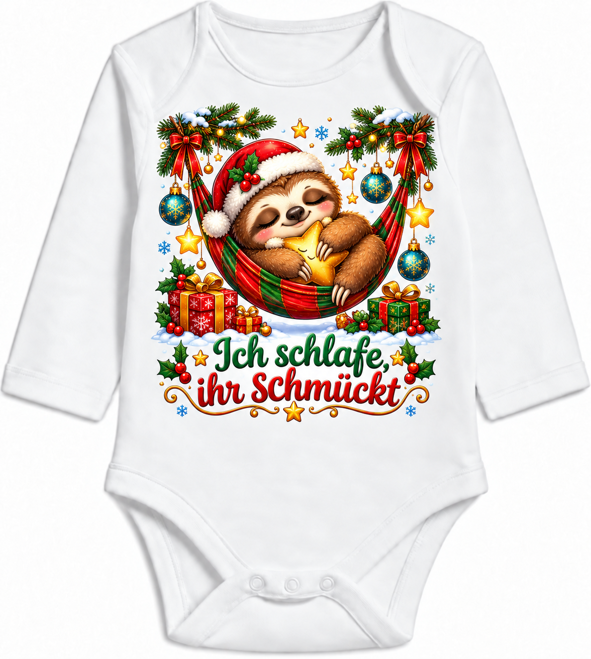 Ich schlafe, ihr schmückt – Personalisierungsvorschau ohne Beispielname