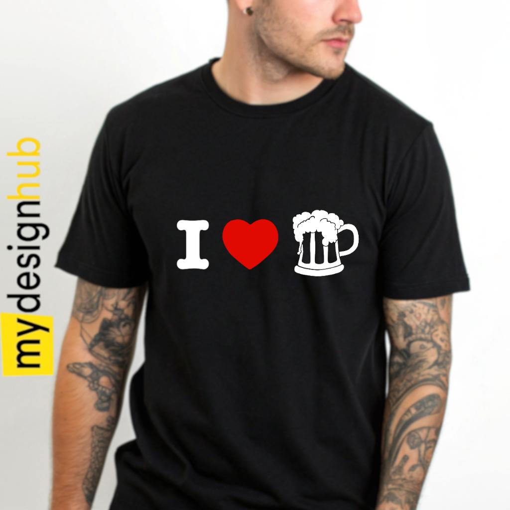 Tshirt Spruch "I love Bier" Motiv funshirt