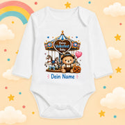 Babybody Langarm – Volksfest – Kleines Volksfest Baby | mit Wunschname – Produktansicht