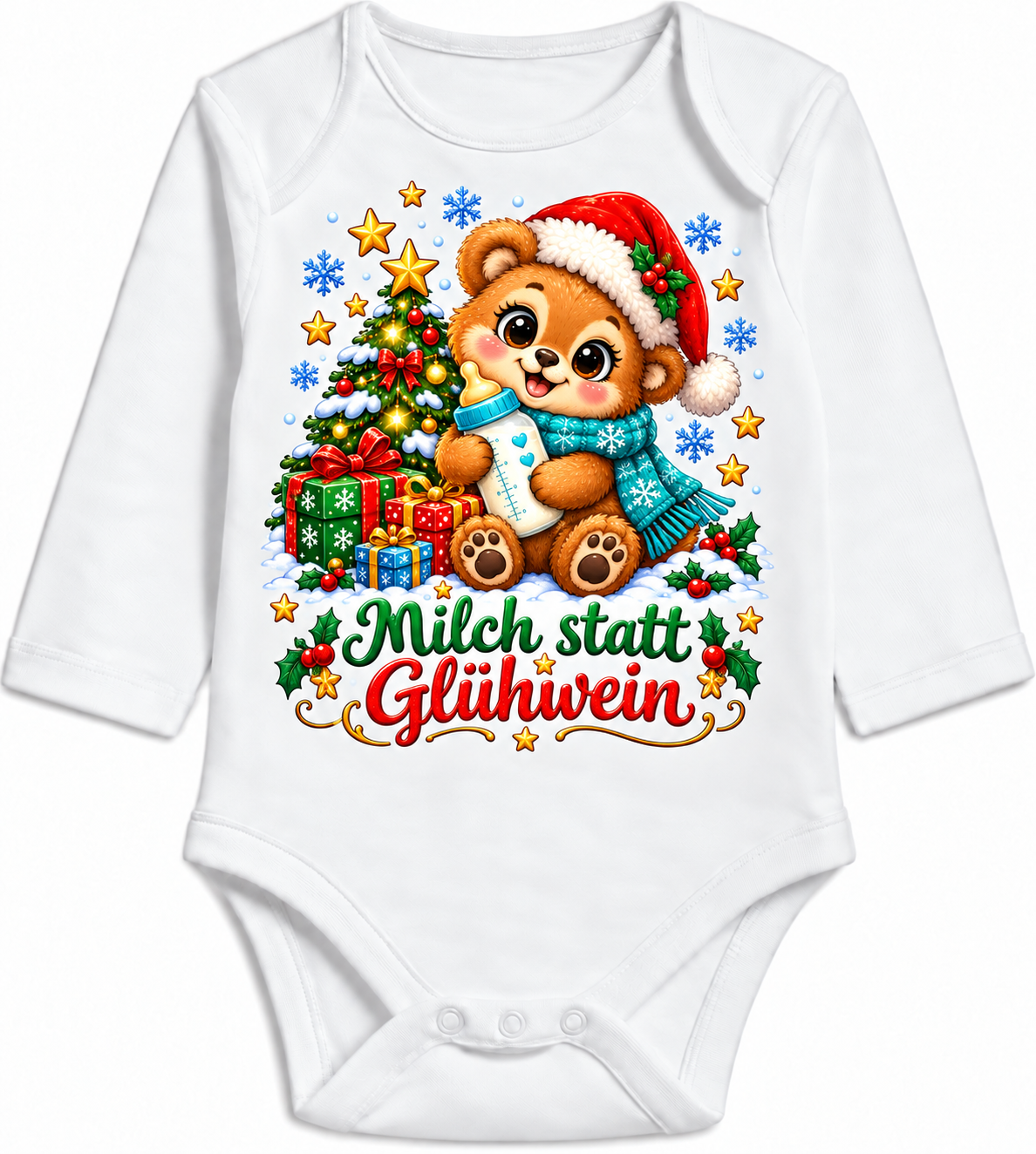 Milch statt Glühwein – Personalisierungsvorschau ohne Beispielname