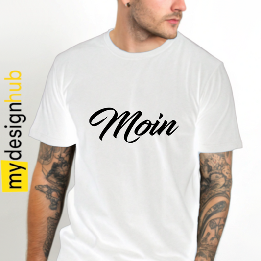 Tshirt Spruch "Moin" Motiv funshirt