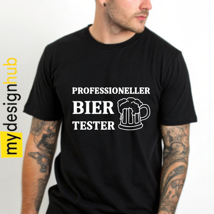 Tshirt Spruch "Professioneller Bier Tester" Motiv funshirt