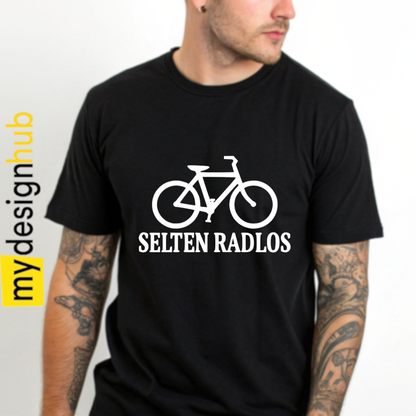 Tshirt Spruch "Selten radlos" Motiv funshirt
