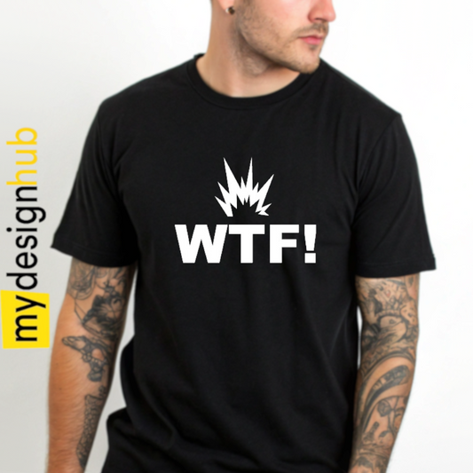Tshirt Spruch "WTF" Motiv funshirt